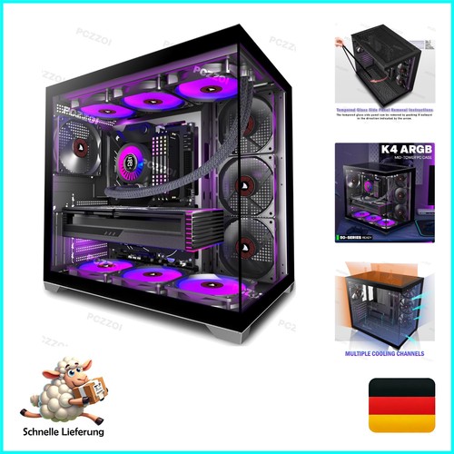 Gehäuse atx mid tower mit - tower,